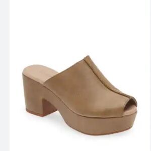 Chocolat Blue Gadis Platform Mules Size 7